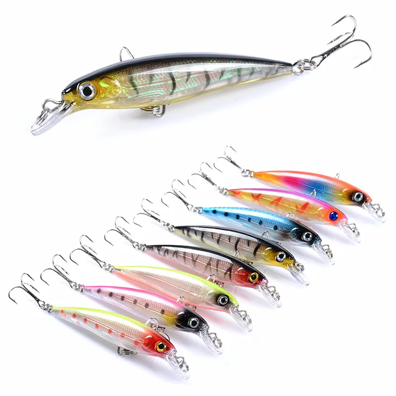 

Laser Minnow Fishing Lure 7.5g 8.5cm Hard Crankbait Wobblers Artificial Floating Jerk Bait Trolling Bass Fishing Accessories