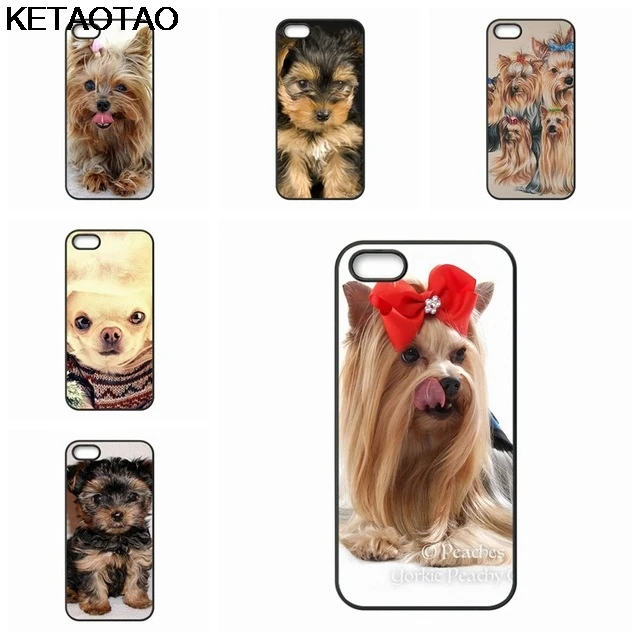 KETAOTAO Йоркширский терьер Chiot Chien чехол для телефона s для iPhone 4S 5C 5S 6S 7 8 SE 5Plus XR XS Max чехол из мягкого ТПУ резины силикона