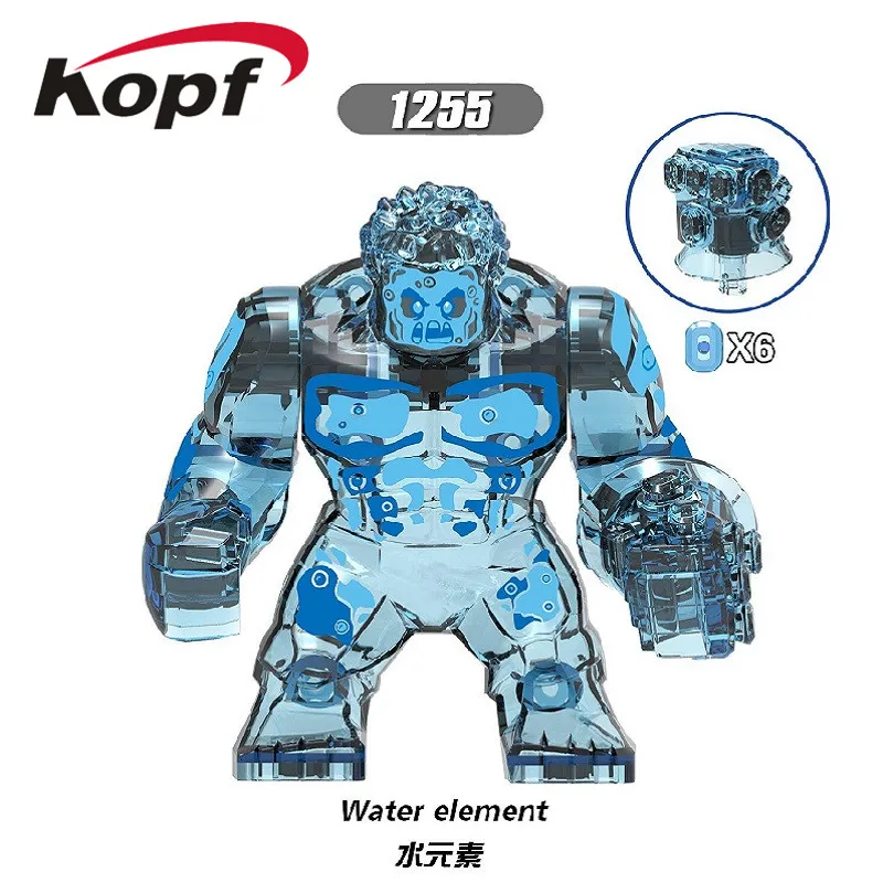 

Building Blocks 7cm Model Bricks Wind Element FireElement Water Element EarthElemental Figures For Children Toys Gift XH 1255