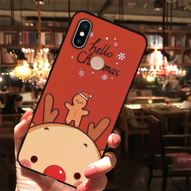 

Celular For Xiaomi Redmi 7A 6A 5 Plus S2 K20 Note 7 4X 3 5 6 Pro Mi A3 A1 A2 8 Lite 9 SE 9T F1 CC9 CC9e TPU Merry Christmas Case