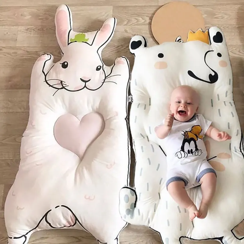 

Winter Foldable Cartoon Infant Playmat Children's Mat Climbing Pad Kids Warmer Kawaii Rug Games Mats Toys Baby Care Xmas Gift