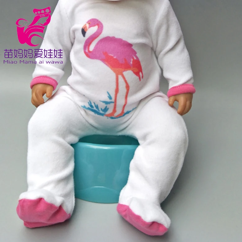 Детская Одежда для кукол пижама с оленем Ночная куклы gowndoll 18 дюймов Детское