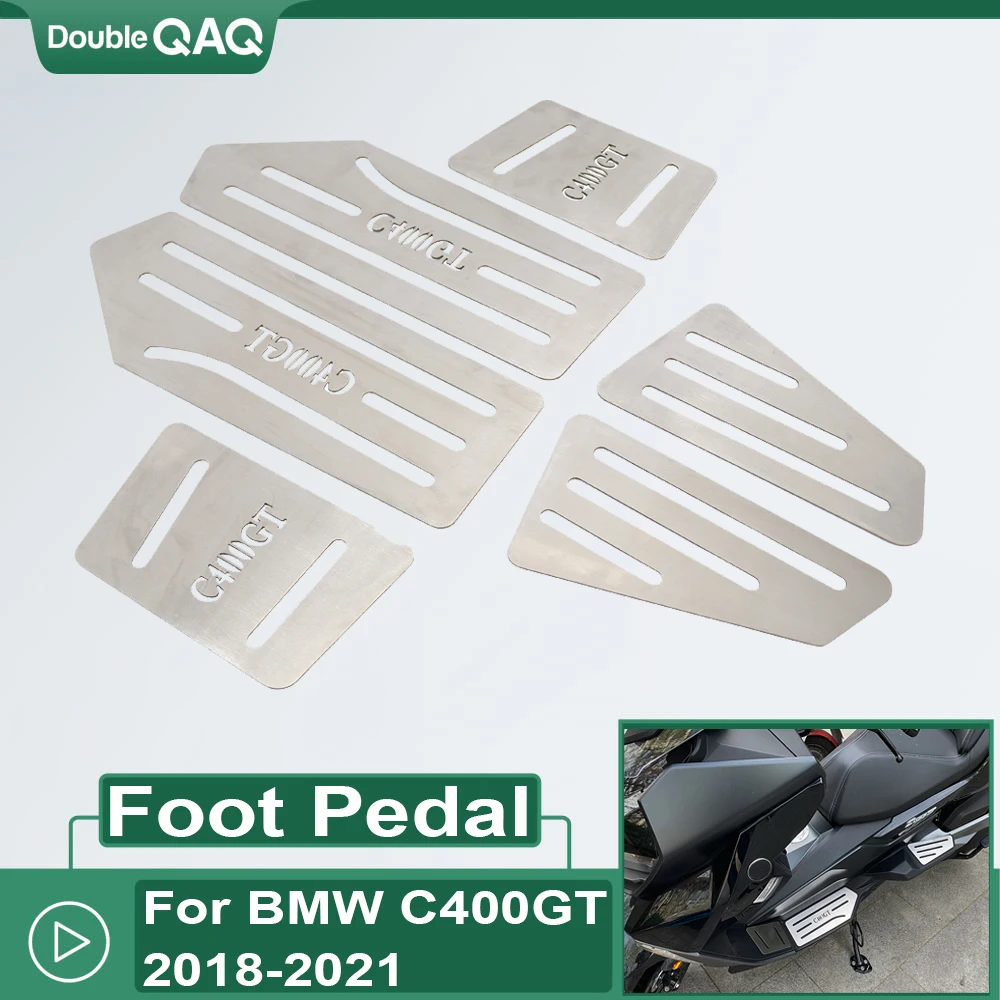 

Новая подставка для ног для Мотоцикла BMW C400GT 2018-2021 из нержавеющей стали, комплекты педалей, подножки