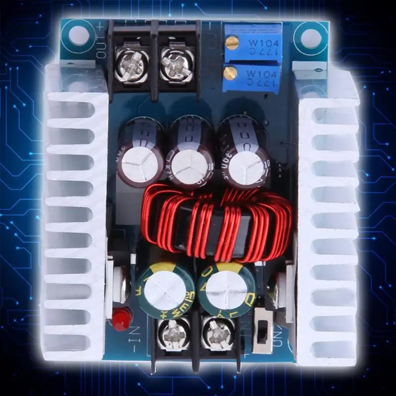 DC 300 Вт 20A CC CV постоянный ток Регулируемый понижающий преобразователь напряжения домашнее улучшение