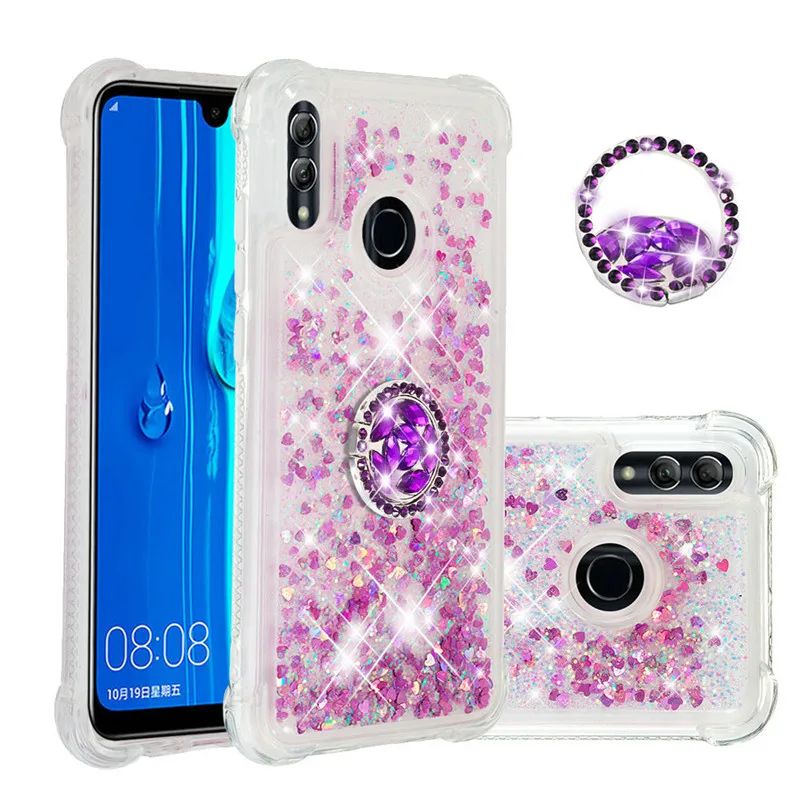 Для huawei Honor 10 Lite/P Smart() Алмазный перстень чехол для телефона противоударный мягкий силиконовый защитный чехол