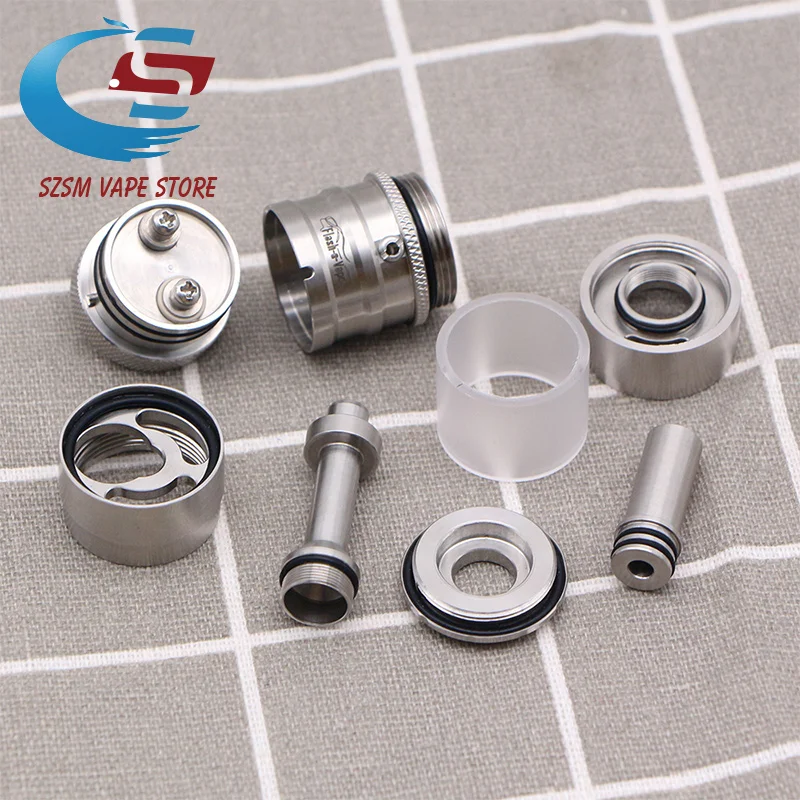 Горячий Shenray Flash e Vapor FEV V5 MTL RTA 23 мм 6 мл бак распылитель MTL/DL AFC система Vape испаритель