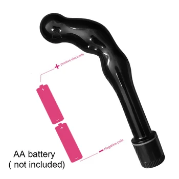 Vibrating Prostate Massager Male Masturbator Sex Toys for Man, Adult Anal Plug Butt Plug Anus G Spot Vibrator With Lubricant 2