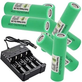 

Russian warehouse fast delivery 18650 battery li-ion batteries lithium rechargeable 2500mah 3.7V / 18650 charger USB 4 slots