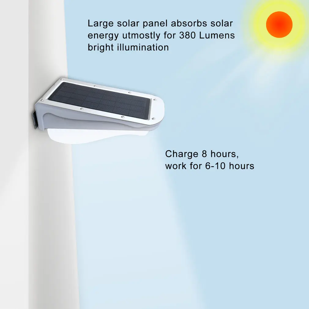 

ICOCO Lights Outdoor Motion sensor Night security wall lamp 16 20 34 LED Waterproof Energy saving Garden Front door Yard