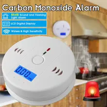 ЖК-дисплей детектор угарного газа CO углеродный тестер Датчик утечки газа дымовая сигнализация детектор дыма Co датчик углерода