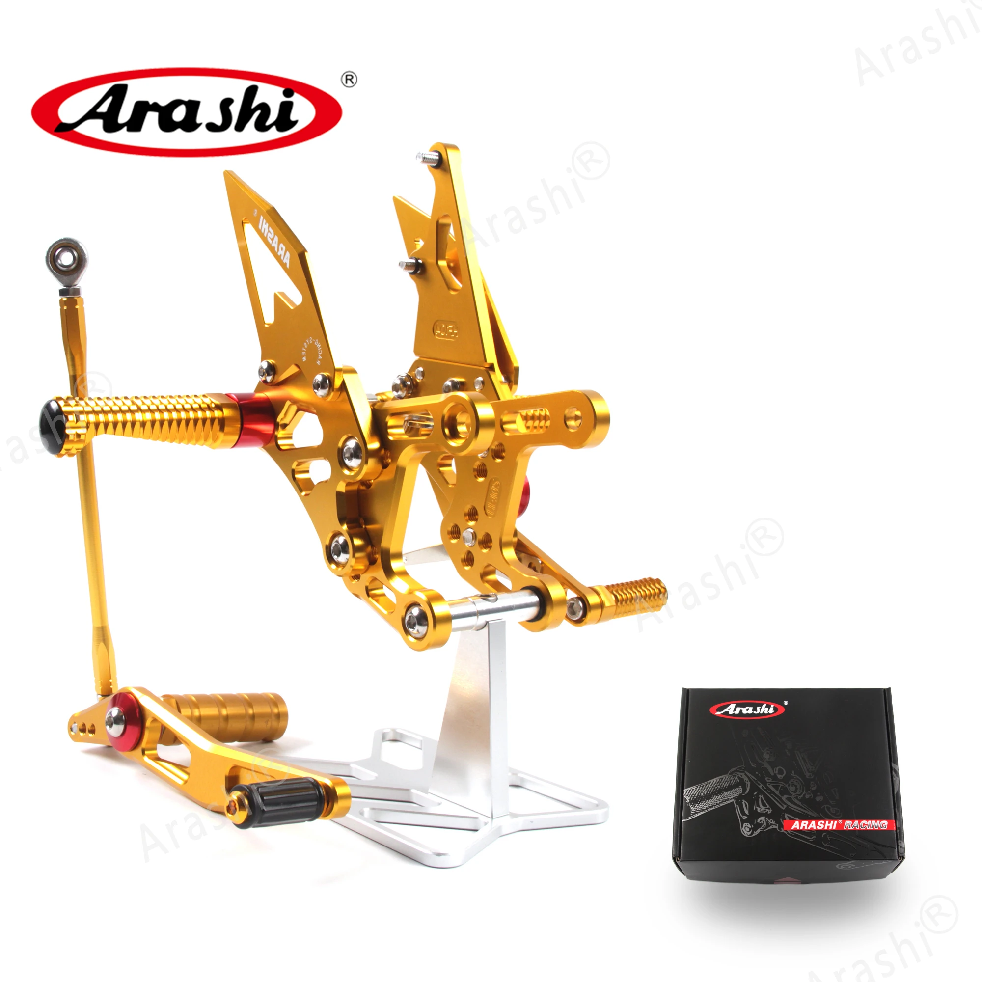 Подножки Arashi с ЧПУ регулируемые для YAMAHA YZF R1 2009 2010 2011 2012 подножки ног | Автомобили и