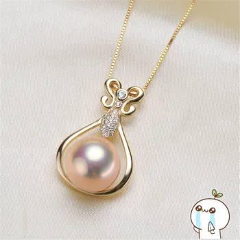 

Pearl Pendant Settings, Fashionable Bases Setting Pendant Mountings 925 Silver Pendant Jewelry DIY making No Pearl No Chain