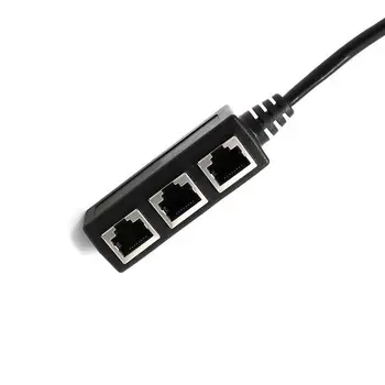 

1 To 3 Ports RJ45 Splitter Adapter LAN Ethernet Network Cable Connector Plug Lot