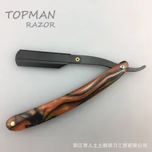Red Razor Shaving Knife Hairdressing Scraper Black Knife Frame Eyebrow Knife Shaving Sweat Knife G1105
