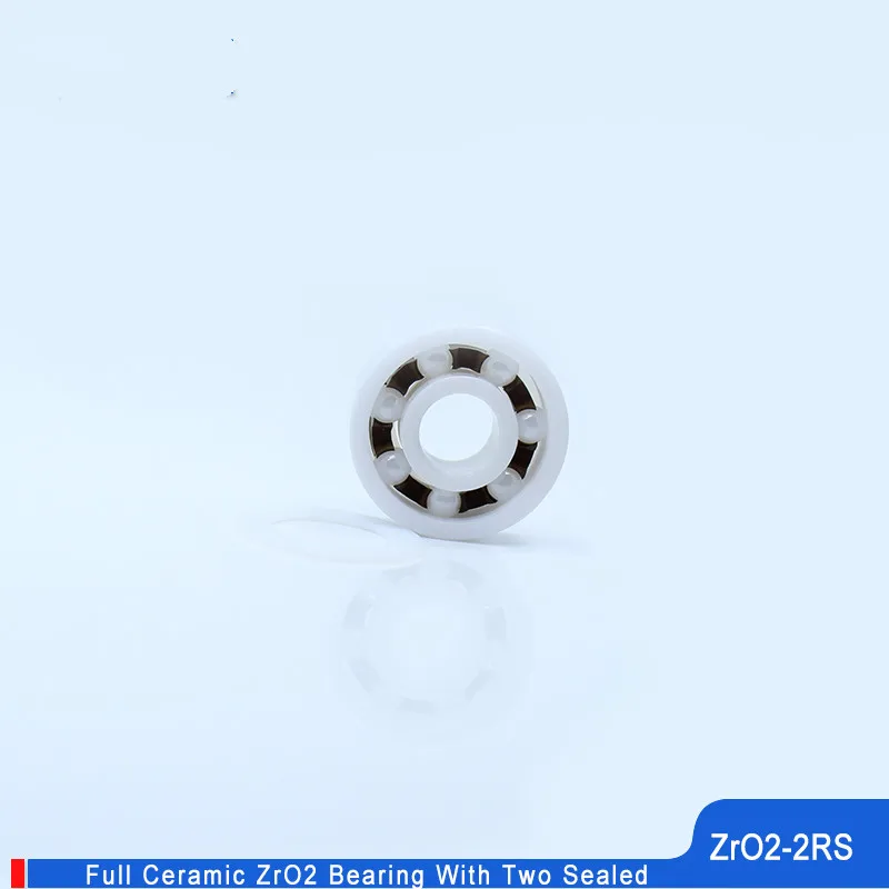 

6800 Full Ceramic Bearing ZrO2 1PC 10*19*5 mm P5 6800RS Double Sealed Dust Proof 6800 RS 2RS Ceramic Ball Bearings 6800CE