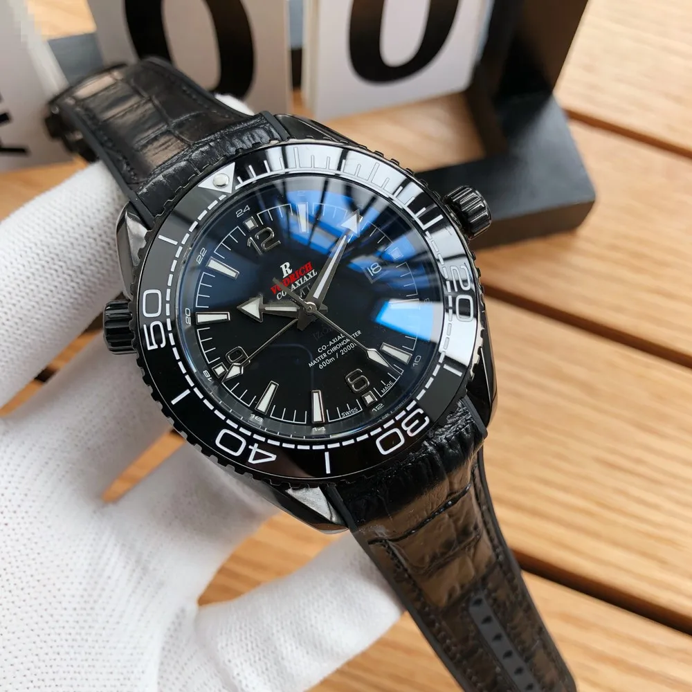 Топ бренд бизнес часы с календарем Мужские Роскошные часы 007 часы юбилей уникальный мужской подарок AAA часы