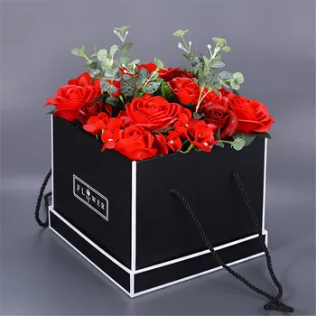 

Manufacturers direct soap flower gift box Romantic and creative birthday gift To the best Simulated rose bouquet