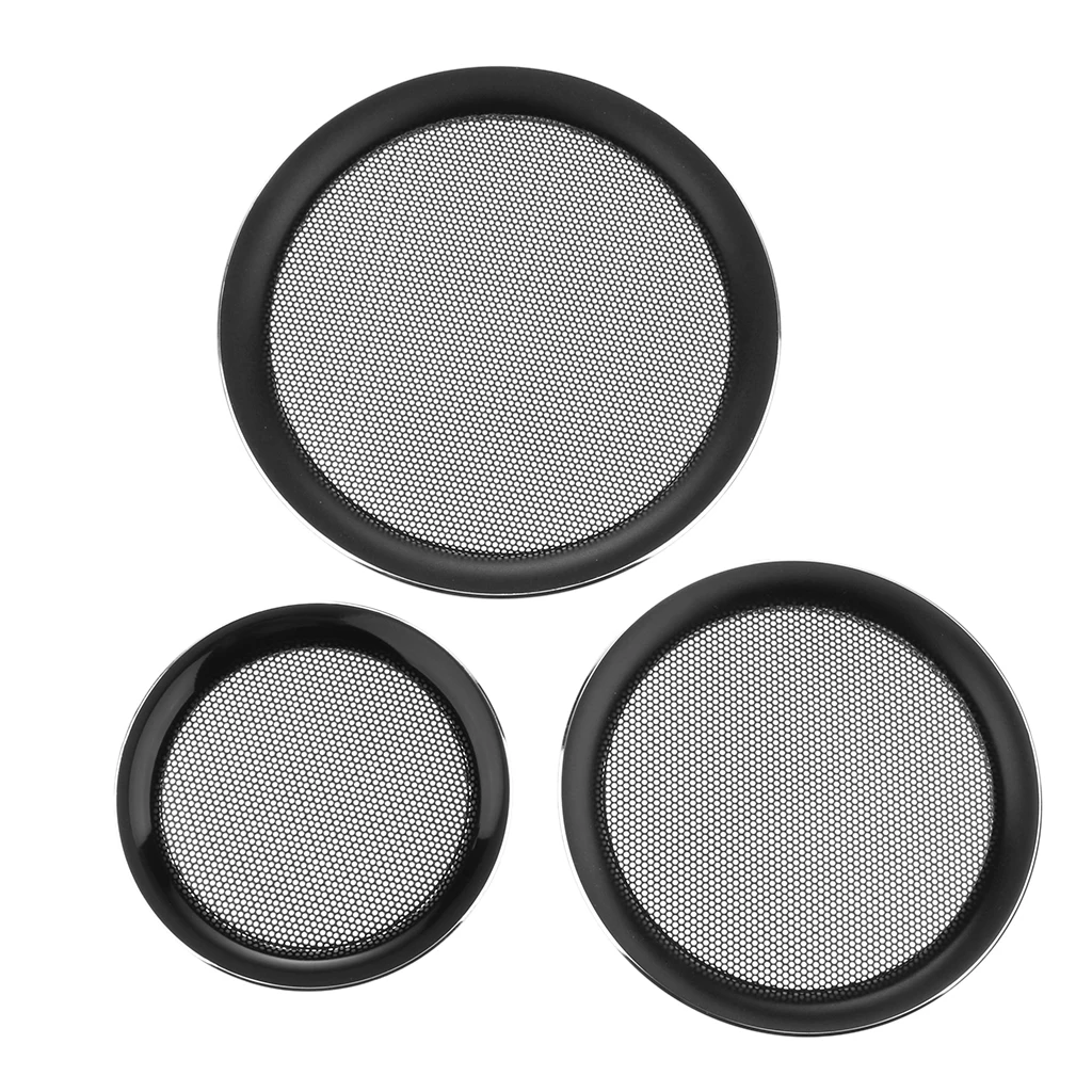 6.5inch Black Color Mesh Speaker Decorative Circle Subwoofer Grill Cover Guard Protector
