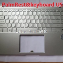 Подставка для ноутбука и клавиатура для samsung NP900X5N 900X5N английский США Корея KR BA59-04195B BA59-04179B с подсветкой
