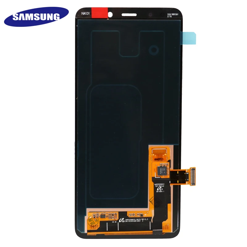 100% Оригинальный AMOLED 5 6 ''ЖК дисплей для SAMSUNG Galaxy A8 2018 LCD A530 ЖК с сенсорным