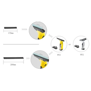 

Squeegee Vacuum Parts Vac Blades 170mm 280mm WV2 WV5 Vac suction heads