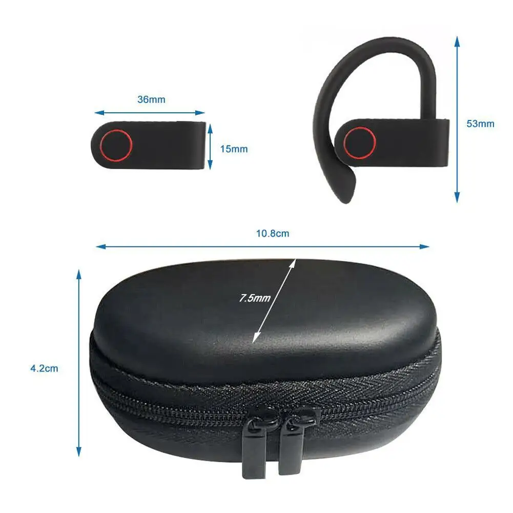 A9 TWS Bluetooth наушники настоящие беспроводные наушники 8 часов музыки bluetooth 5,0 беспроводные наушники водонепроницаемые спортивные наушники