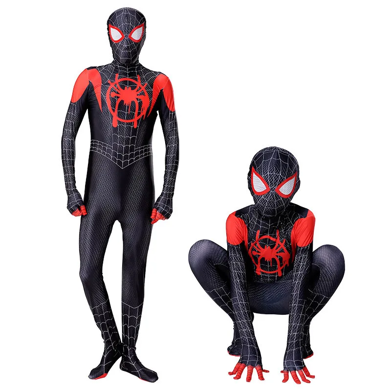 Adult Spiderman Costume Game Spider Man Suit Children Kids 3D Print Spider Man Cosplay Clothing Avengers