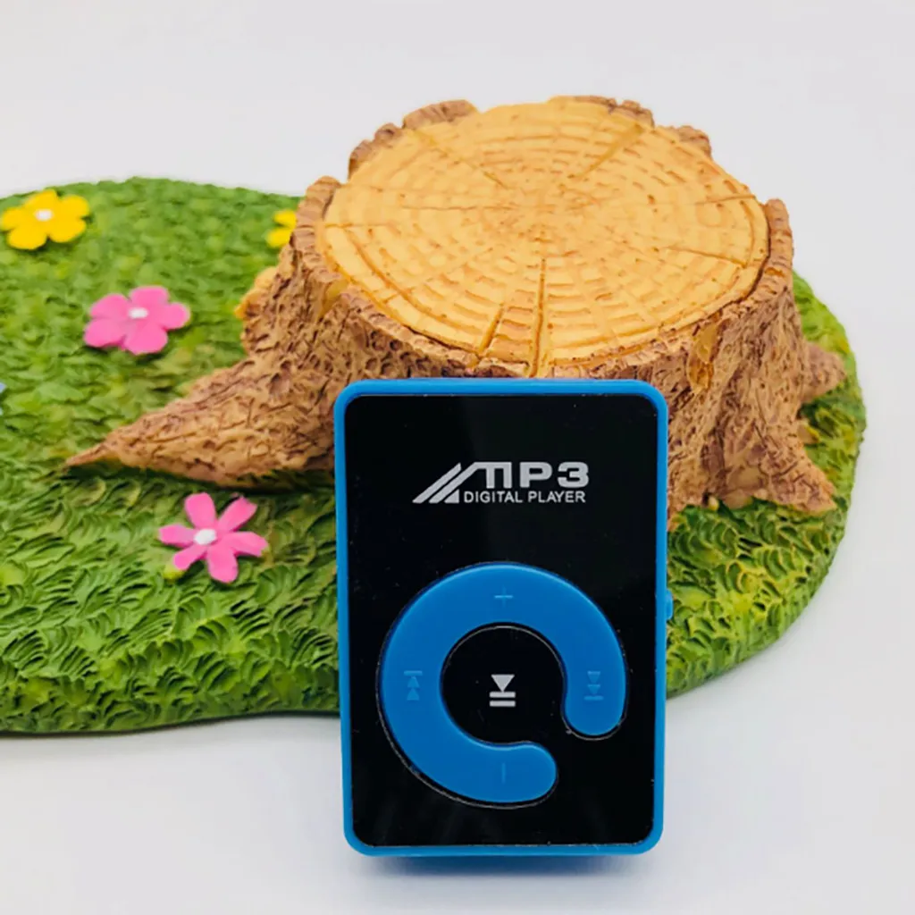 Хит продаж 2020 зеркальный зажим USB цифровой Mp3 музыкальный плеер поддержка SD TF карт