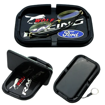 

Car Logo Badge Fixed Phones Mat Pad for Fords Focus 2 3 1 MK2 MK3 MK1 Fusion Auto Accessories Mobile Phone Anti-Slip Holder