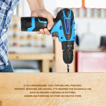 

power tools 16.8V Lithium-Ion electric drill Two-speed dremel drill engraver Rechargeable Electric Cordless Screwdriver Drill