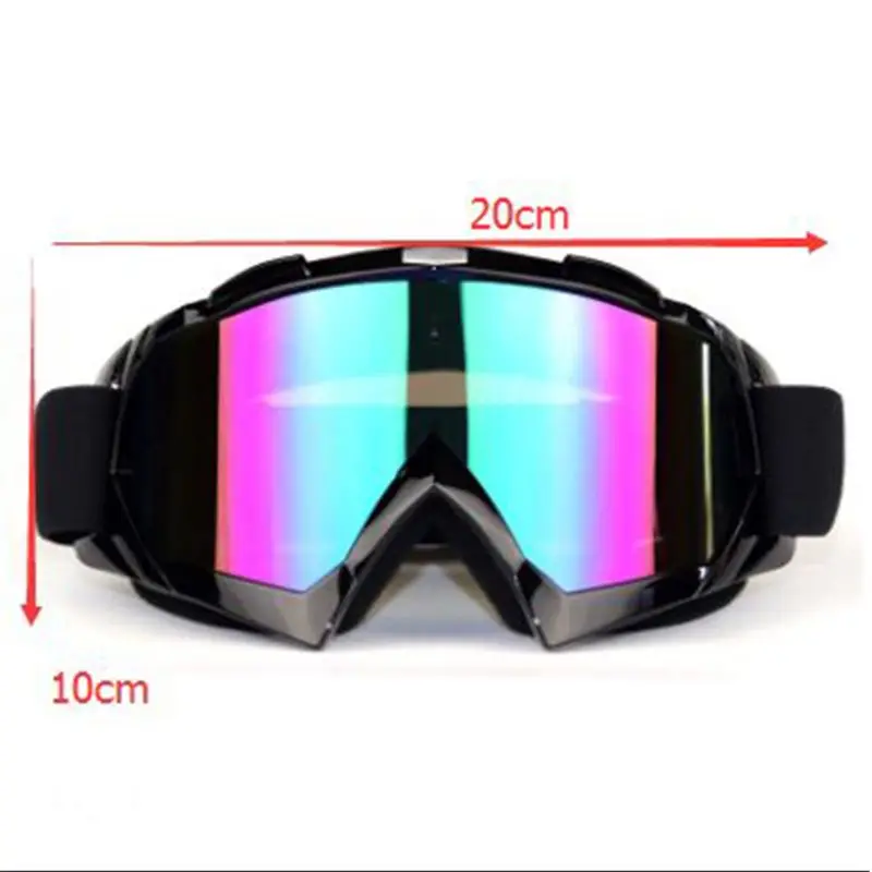 Ветрозащитные мотоциклетные очки для внедорожников MX мотокросса ATV UTV Dirt Bike Racing Quad Trail Rider TPU+ очки из пластика
