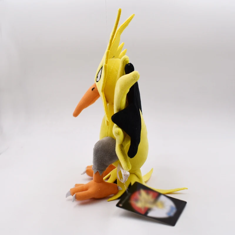 Takara Tomy Pokemon плюшевая кукла 29 см Zapdos мягкая игрушка Kawaii для мальчиков подарки на день рождения для детей