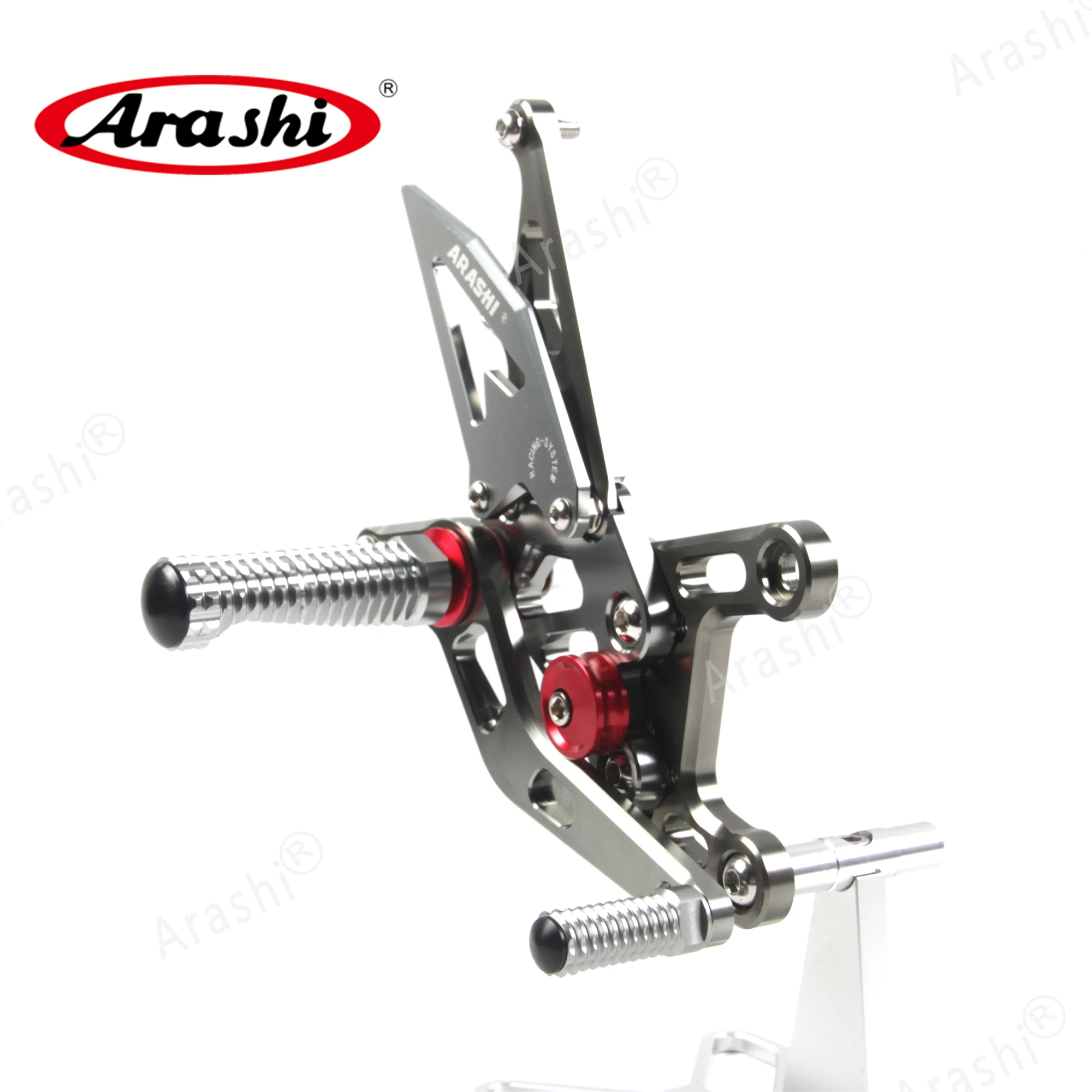 Араши ЧПУ Регулируемые подножки для YAMAHA YZF R1 2009- Rider Rearset подставка ног 2010 2011 2012 2013 Алюминий