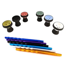 30 см для кальяна шланг наргиле алюминиевый кальян ручка для кальян наргиле из натуральной глины кальян чаша наргиле аксессуары