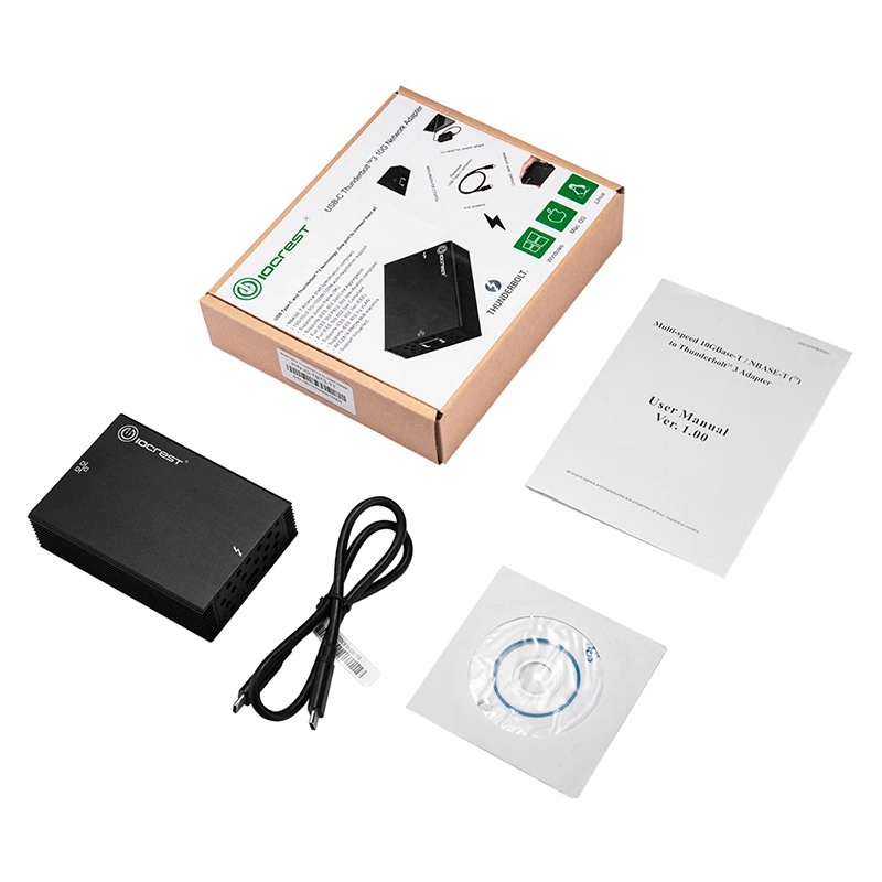 USB C Ethernet адаптер USB3.1 type-C Thunderbolt 3 сетевая карта RJ45 Lan Intel чипсет 10 Gigabit Ethernet для Windows MAC OS
