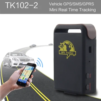 

TK102-2 Mini Car GPS Tracker Real Time Tracking Device For Vehicle Person Support Hidden Number Tracking With Low Battery Alert