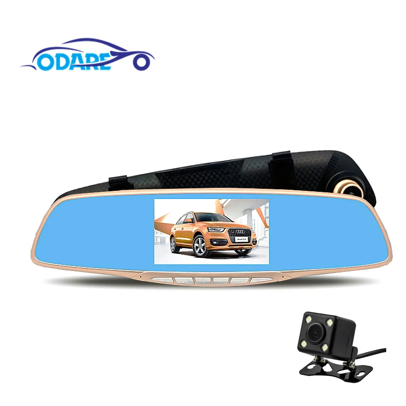 

Odare Car DVR Full HD 1080P G-Sensor Video Recorder Camera Nigth Vision Dual Lens with Rearview Camera Auto Registrator Dash Cam