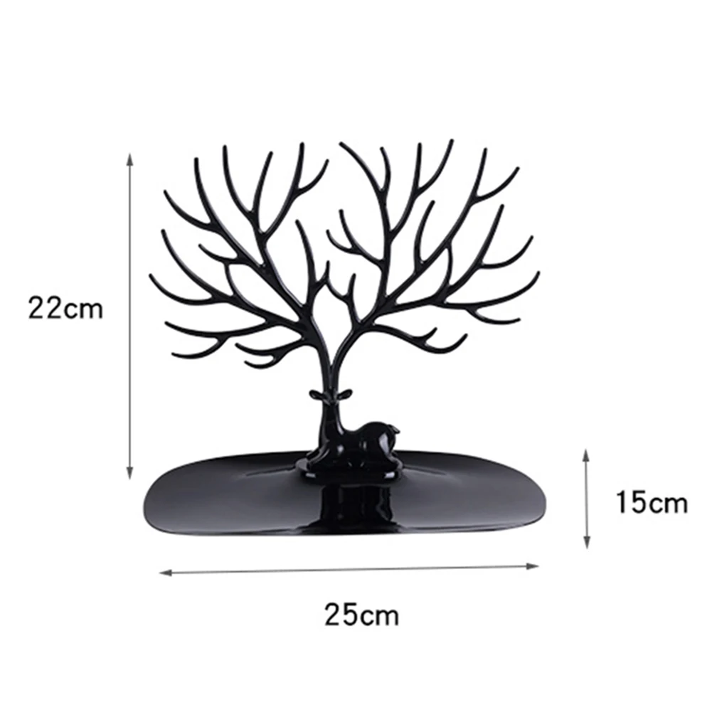 Подвесной органайзер для украшений с изображением рога дерева, стойки для сережек, ожерелий, колец, украшений, ветвей дерева, с использованием стебля