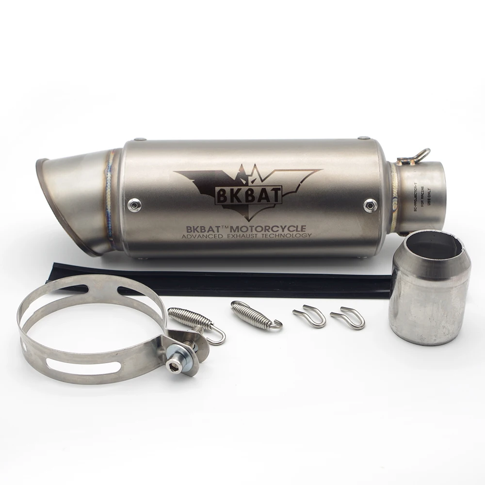 

Laser engraved moto exhaust modified projector escape muffler pipe For xmax benelli tnt 300 yz 125 escape suzuki gs 500