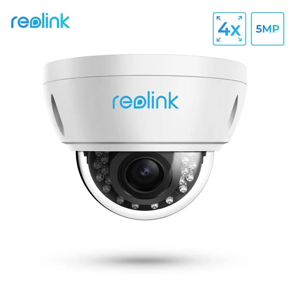 Reolink RLC 422 5MP наружная камера безопасности PoE IP 4x оптический зум Встроенный слот для
