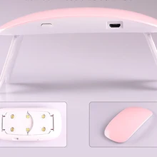 6 Вт аппарат для сушки ногтей светодиодный светильник портативный микро USB кабель для домашнего использования гель сушилка лака для ногтей лампа инструменты для дизайна ногтей