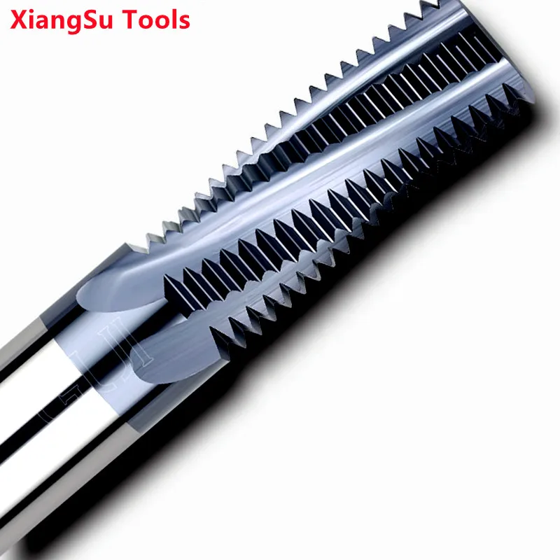 

Концевая фреза M3 к M24, твердосплавная резьба с полными зубьями, Hrc60, фреза с ЧПУ, вольфрамовый режущий станок для стали