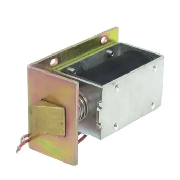 

uxcell DC 12V 0.83A 5mm 0.6Kg Open Frame Type Solenoid for Electric Door Lock