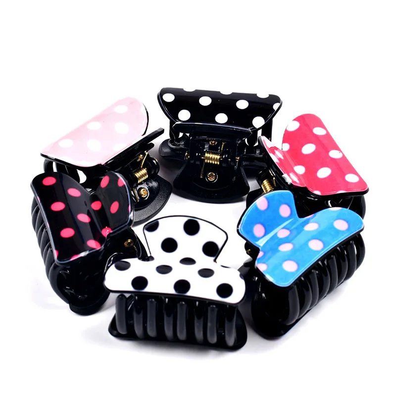 6 шт./лот 4 см Акриловые нарисованной длинноволосой девочкой аксессуары для волос волосы на заколках