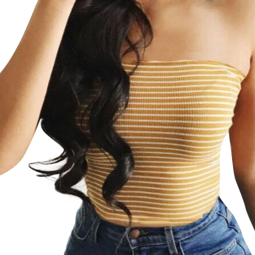 Летний женский сексуальный короткий топ на бретельках с V образным вырезом|Майки|