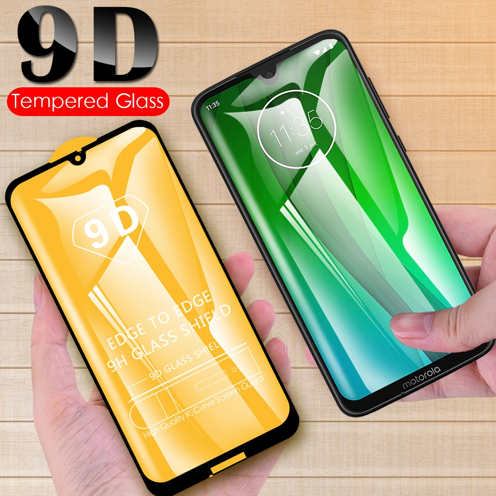 9D Полное покрытие экрана протектор стекло для Motorola Moto E6s E6 G9 G8 G7 Power Lite G6 Plus Play