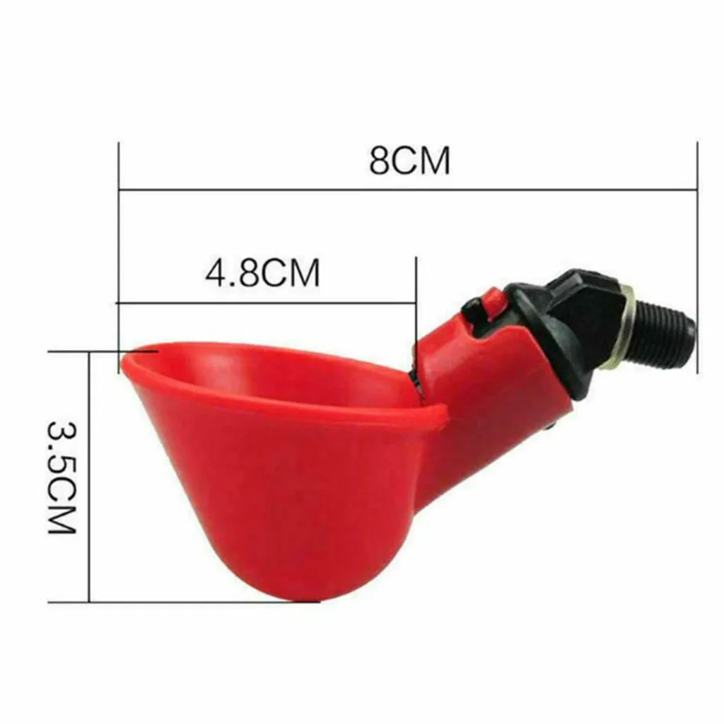Feed Automatic Bird Coop Poultry Chicken Fowl Drinker Water Drinking Cup For Chicken Feeder Fowl Cook Bowl Tools #30