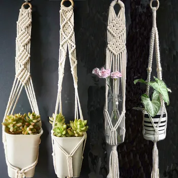

handmade macrame hanger garden hanger rope hanger pot hanger pot tray for home decoration