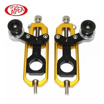 

For Honda CBR 1000RR CBR1000RR 2004-2018 Motorcycle CNC Chain Adjusters Tensioners Catena Rear Axle Spindle with Swingarm Spools