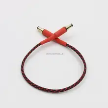 Câble dalimentation cc pour alimentation linéaire, fait à la main, 0.3M 5.5x2.5mm à 5.5x2.1mm/5.5x2.5mm 